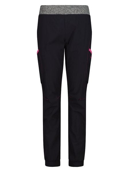 Cmp Spodnie wspinaczkowe w kolorze czarnym rozmiar: 34. Czarne spodnie dresowe damskie CMP, bez wzorów, z materiału. Za 115.24 zł.