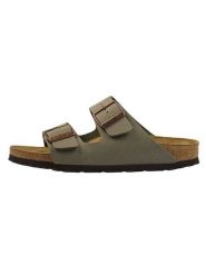 Birkenstock Klapki "Arizona" w kolorze szarym rozmiar: 41. Szare klapki damskie Birkenstock, bez wzorów, bez obcasa. Za 339.37 zł.