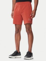 HUGO Szorty sportowe Laze 50525247 Czerwony jasny Regular Fit. Czerwone szorty męskie Hugo, bez wzorów, z bawełny, sportowe. Za 199.99 zł.