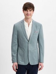 Finshley & Harding Kurtka Mężczyźni Modern Fit Sztuczne włókno zielony, 102. Zielone kurtki treningowe męskie Finshley & Harding, m, bez wzorów, z włókna. Za 429.95 zł.