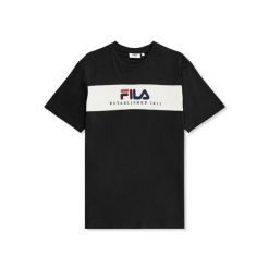 Koszulka Fila Valsera Regular Blocked. Czarne bluzki sportowe damskie Fila, xl, z materiału, bez ramiączek. Za 79.00 zł.