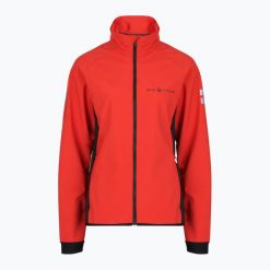 Kurtka żeglarska męska Sail Racing Spray Softshell. Czerwone kurtki softshell damskie SAIL RACING, l, bez wzorów, z elastanu, bez kaptura. Za 609.99 zł.