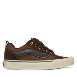 Tenisówki Vans. Brązowe trampki i tenisówki męskie Vans, bez wzorów, bez zapięcia. Za 429.99 zł.