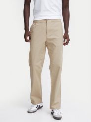 Blend Spodnie materiałowe 20716614 Beżowy Straight Fit. Brązowe spodnie materiałowe męskie Blend, bez wzorów, z bawełny. Za 229.99 zł.