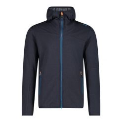 Hybrydowa kurtka z kapturem CMP. Brązowe kurtki męskie CMP, bez wzorów, z puchu, sportowe, z kapturem. Za 308.00 zł.