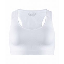 Biustonosz damski Falke Madison Low Support. Białe biustonosze sportowe damskie Falke, bez wzorów. Za 372.50 zł.