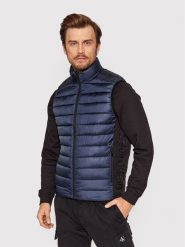 Calvin Klein Kamizelka Recycled Side K10K108292 Granatowy Regular Fit. Niebieskie kamizelki męskie CALVIN KLEIN, l, z syntetyku. Za 519.99 zł.