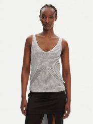 PINKO Top Noha 105148 A2LO Szary Regular Fit. Szare topy damskie Pinko, s, bez wzorów, z wiskozy, bez kołnierzyka. Za 409.99 zł.