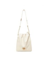 PINKO Torebka Slouchy Classic Bag PE 25 PLTT 104359 A270 Écru. Torebki klasyczne damskie Pinko, bez wzorów, ze skóry, bez dodatków. Za 819.99 zł.