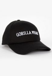 Czapka z daszkiem Gorilla Wear Sharon Ponytail. Czarne czapki z daszkiem damskie GORILLA WEAR, bez wzorów, z bawełny. Za 125.80 zł.