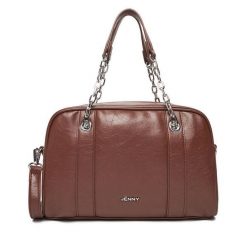 Torebka JENNY. Brązowe torebki klasyczne damskie Jenny, bez wzorów, bez dodatków. Za 129.99 zł.