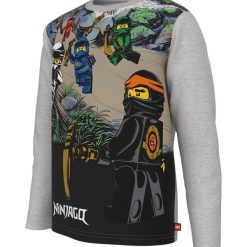 Koszulka turystyczna dziecięca LEGO TAYLOR 115. Szare koszulki dziewczęce LEGO, s, bez wzorów, z bawełny, bez ramiączek. Za 69.99 zł.