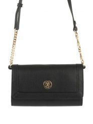 CXL by Christian Lacroix Skórzana torebka "Nora" w kolorze czarnym - 12 x 20,5 x 4 cm rozmiar: onesize. Czarne torebki klasyczne damskie CXL by Christian Lacroix, bez wzorów, z materiału, bez dodatków. Za 313.27 zł.