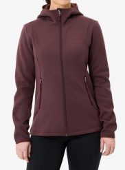 Bluza z kapturem damska Vaude Idris Fleece Hoody. Czerwone bluzy z kapturem damskie Vaude, l, z materiału. Za 362.99 zł.