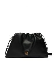 PINKO Torba MAXI CLUTCH+TRACOLLA SP Czarny. Czarne torebki klasyczne damskie Pinko, bez wzorów, ze skóry, bez dodatków. Za 1,289.00 zł.