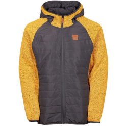 Polarowy sweter męski Fundango Obsidian Hybrid. Brązowe swetry męskie Fundango, m, bez wzorów, z polaru, bez kołnierzyka. Za 379.90 zł.