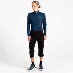 Spodenki turystyczne damskie Melodic 3/4. Brązowe szorty damskie Dare 2b, bez wzorów, z elastanu, sportowe. W wyprzedaży za 239.99 zł.