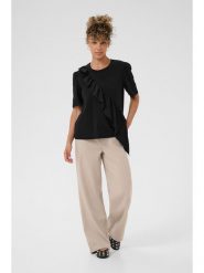 Cream Koszulka w kolorze czarnym rozmiar: XXL. Czarne bluzki damskie Cream, xxl, bez wzorów, bez kołnierzyka. Za 104.99 zł.