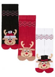 Ciepłe skarpety (3 pary). Białe skarpetki damskie bonprix, bez wzorów. Za 47.99 zł.