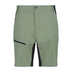 Spodenki męskie CMP Bermuda. Szare szorty męskie CMP, bez kołnierzyka. Za 149.99 zł.