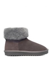 DeeZee Śniegowce DZ-73 GREY Szary. Szare śniegowce damskie DeeZee, z materiału. Za 209.99 zł.