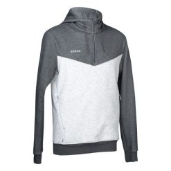 Bluza do hokeja na trawie męska Korok FH500. Szare bluzy bez kaptura męskie KOROK, l, z bawełny. Za 54.99 zł.