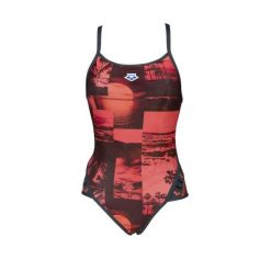 Strój kąpielowy damski jednoczęściowy sportowy na basen Arena Printed. Brązowe stroje jednoczęściowe damskie Arena, s, bez wzorów. Za 169.99 zł.