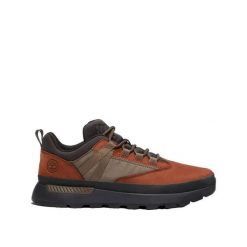 Buty turystyczne Timberland Euro Trekker Low Marron. Brązowe buty trekkingowe męskie Timberland, z gumy, bez zapięcia, trekkingowe. Za 433.55 zł.