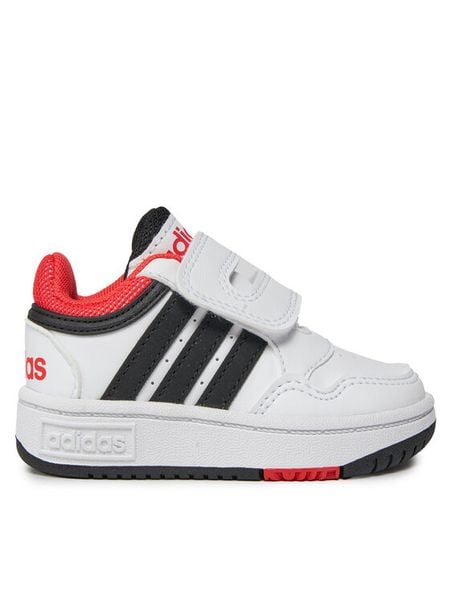 Adidas Sneakersy Hoops 3.0 Cf I H03860 Biały. Białe buty sportowe chłopięce Adidas, ze skóry, bez zapięcia. Za 109.99 zł.