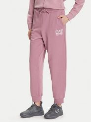 EA7 Emporio Armani Spodnie dresowe 7W000418 AF12473 UA272 Różowy Regular Fit. Czerwone spodnie dresowe damskie EA7 Emporio Armani, xl, bez wzorów, z bawełny. Za 299.99 zł.
