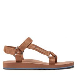 Sandały 4F. Brązowe sandały damskie 4f, bez wzorów, bez obcasa, na płaskiej podeszwie. Za 119.99 zł.