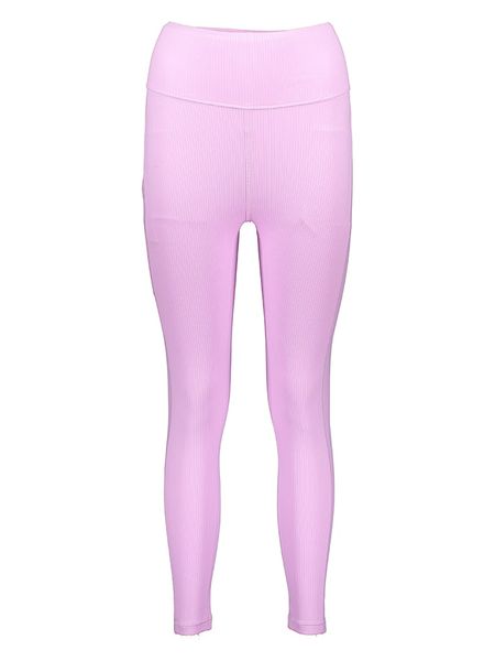 Adidas Legginsy sportowe "Yoga Studio Luxe Wind" w kolorze jasnoróżowym rozmiar: S. Różowe legginsy damskie Adidas, s, bez wzorów, z materiału. Za 95.69 zł.