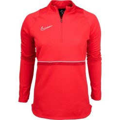 Bluza sportowa damska Nike Dri-Fit Academy. Czerwone bluzy bez kaptura damskie Nike. Za 110.00 zł.
