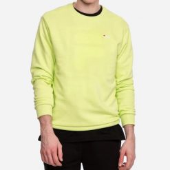 Męska bluza Fila FIA MEN EFIM crew sweat 688164-B16. Zielone bluzy bez kaptura męskie Fila, m, z bawełny. Za 141.67 zł.