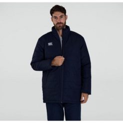 Kurtka puchowa Canterbury. Niebieskie kurtki męskie CANTERBURY, xl, bez wzorów, z puchu, sportowe, bez kaptura. Za 639.50 zł.