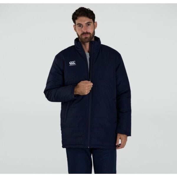 Kurtka puchowa Canterbury. Niebieskie kurtki męskie CANTERBURY, xl, bez wzorów, z puchu, sportowe, bez kaptura. Za 639.50 zł.