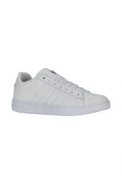 Buty K-Swiss COURT TIEBREAK II (94413-100-M). Białe buty trekkingowe męskie K-Swiss, z meshu, bez zapięcia, na fitness i siłownię. Za 179.00 zł.