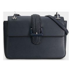 Parfois - Torebka. Niebieskie torebki klasyczne damskie Parfois, bez wzorów, z materiału, średnie, bez dodatków. Za 119.90 zł.