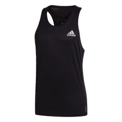 Koszulka sportowa męska ADIDAS OTR SINGLET. Czarne t-shirty sportowe męskie Adidas, m, z poliesteru, bez ramiączek. Za 92.00 zł.
