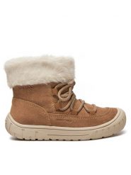 Geox Kozaki B Omar Girl Wpf B462LA 00022 C6627 S Brązowy. Brązowe kozaki dziewczęce Geox, bez wzorów, z materiału, bez obcasa. Za 239.99 zł.