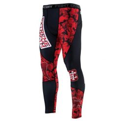 Legginsy sportowe męskie EXTREME HOBBY RED WARRIOR. Czarne bielizna termoaktywna męska EXTREME HOBBY, m, bez wzorów, z elastanu. Za 229.00 zł.