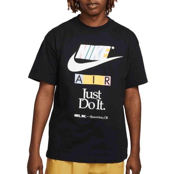 T-Shirt Sportswear Max90 Rozmiar L Czarny - FB9778-010. Czarne t-shirty męskie Nike, l, bez wzorów, z bawełny, bez kołnierzyka. Za 222.05 zł.