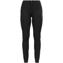Legginsy damskie ODLO Ascent Tights. Czarne legginsy damskie Odlo, xl, bez wzorów. Za 345.99 zł.