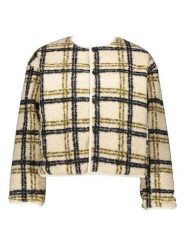 Scotch & Soda Dwustronna kurtka w kolorze zielono-czarno-kremowym rozmiar: M. Brązowe kurtki damskie Scotch & Soda, m, bez wzorów, bez kaptura. Za 205.45 zł.