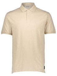 Scotch & Soda Koszulka polo w kolorze beżowym rozmiar: S. Brązowe koszulki polo męskie Scotch & Soda, s, bez wzorów, z bawełny, bez ramiączek. Za 74.81 zł.