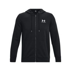 Bluza z kapturem z pełnym zamkiem błyskawicznym Under Armour Essential Fleece. Białe bluzy sportowe męskie Under Armour, m, z bawełny. Za 287.20 zł.