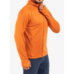 Bluza polarowa męska Inov-8 VentureLite Mid Hoodie FZ. Brązowe bluzy bez kaptura męskie Inov-8, m, z polaru. Za 244.99 zł.