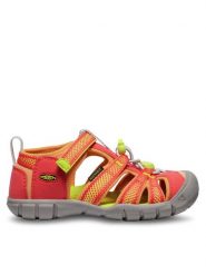 Keen Sandały Jasper Suede Sneakers 1028844 Pomarańczowy. Brązowe sandały chłopięce Keen, z materiału, bez zapięcia. Za 209.99 zł.