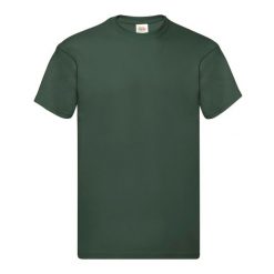 Oryginalna Bawełniana Koszulka Unisex Dla Dorosłych. Zielone bluzki damskie Fruit of the Loom, l, bez wzorów, z bawełny, sportowe, bez kołnierzyka, bez ramiączek. Za 33.99 zł.