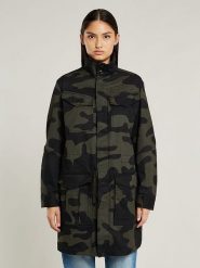 G-Star Kurtka koszulowa w kolorze czarno-oliwkowym rozmiar: M. Czarne kurtki damskie G-Star, m, bez wzorów, bez kaptura. Za 345.36 zł.